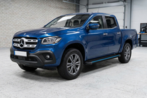 Mercedes X class 2017-2020 Progi Boczné Maya Blue (2 szt., Aluminium) zdjęcia 1