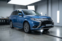 Mitsubishi Outlander 2012-2021 Progi Boczné Maya Blue (2 szt., Aluminium) zdjęcia 1