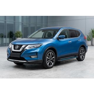 Progi Boczné Maya Blue (2 szt., Aluminium) Nissan X-trail T32/Rogue 2014-2021 zdjęcia 1
