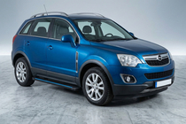 Opel Antara 2006-2017 Progi Boczné Maya Blue (2 szt., Aluminium) 2007-2015 zdjęcia 1