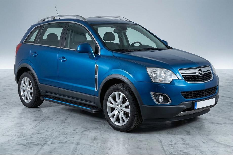 Opel Antara 2006-2017 Progi Boczné Maya Blue (2 szt., Aluminium) 2007-2015 Image