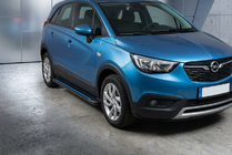 Opel Crossland X 2017-2024 Progi Boczné Maya Blue (2 szt., Aluminium) zdjęcia 1