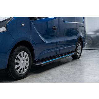 Progi Boczne Maya Blue-Black (2 szt., Aluminium) Opel Vivaro 2001–2015 zdjęcia 1