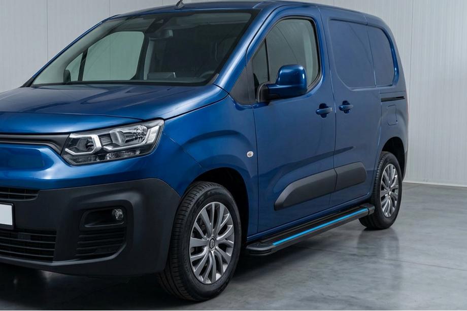 Peugeot Partner/Rifter 2019- Progi Boczné Maya Blue (2 szt., Aluminium) Image