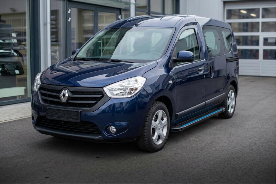 Renault Dokker 2013-2022 Progi Boczné Maya Blue (2 szt., Aluminium) Image