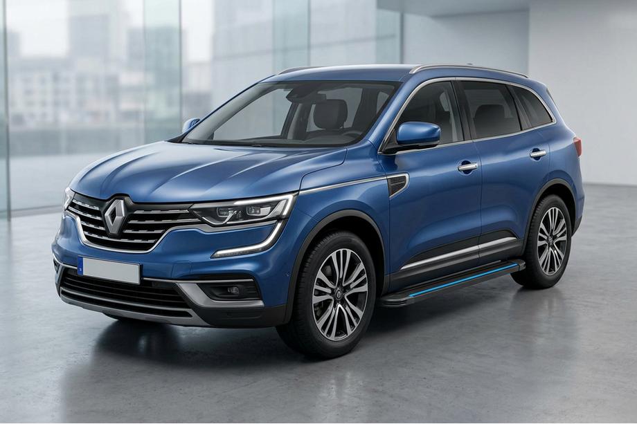 Renault Koleos 2016-2024 Progi Boczné Maya Blue (2 szt., Aluminium) Image