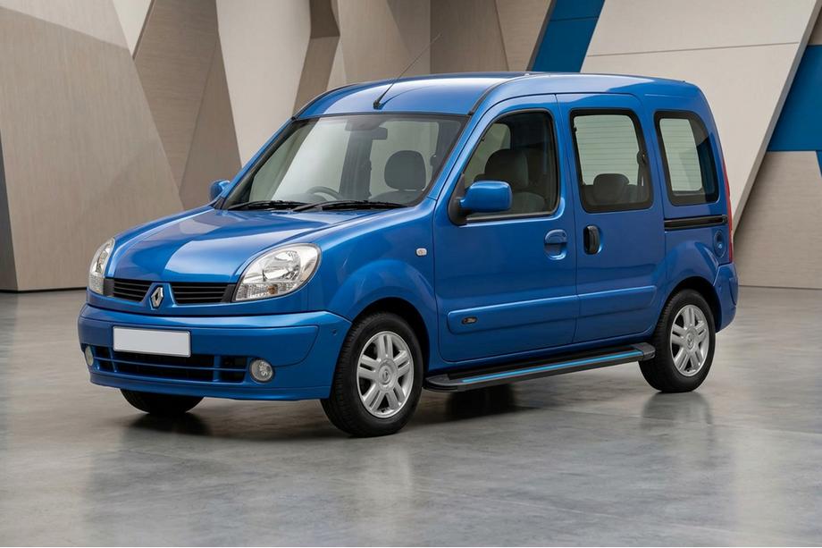 Renault Kangoo 1998-2008 Progi Boczné Maya Blue (2 szt., Aluminium) Image