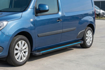 Renault Kangoo 2008–2020 Progi Boczné Maya Blue (2 szt., Aluminium) Krótki Rozstaw Osi zdjęcia 1