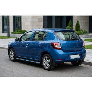 Progi Boczné Maya Blue (2 szt., Aluminium) Renault Sandero 2013-2022 zdjęcia 1