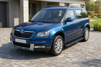 Skoda Yeti 2009-2017 Progi Boczné Maya Blue (2 szt., Aluminium) zdjęcia 1