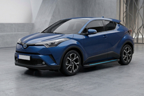 Toyota C-HR 2016-2023 Progi Boczné Maya Blue (2 szt., Aluminium) zdjęcia 1