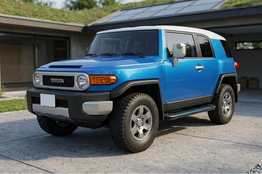 Toyota FJ Cruiser 2006-2022 Progi Boczné Maya Blue (2 szt., Aluminium) Zdjęcia 1