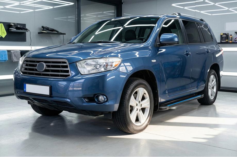 Toyota Highlander 2008-2013 Progi Boczné Maya Blue (2 szt., Aluminium) Image