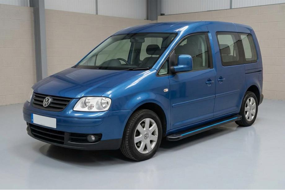 Volkswagen Caddy 2004-2010 Progi Boczné Maya Blue (2 szt., Aluminium) Image
