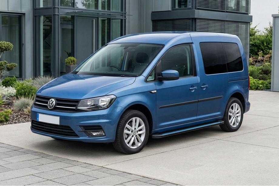 Volkswagen Caddy 2015-2020 Progi Boczné Maya Blue (2 szt., Aluminium) Image