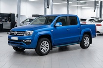 Volkswagen Amarok 2010-2022 Progi Boczne Maya Blue-Black (2 szt., Aluminium) zdjęcia 1