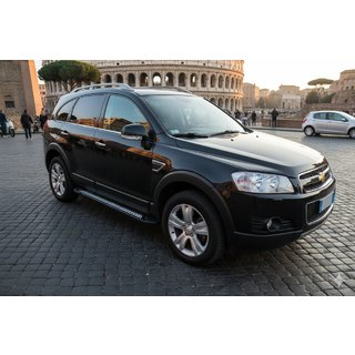 Progi Boczné Vision New Black (2 szt., Aluminium) Chevrolet Captiva 2006-2019 zdjęcia 1