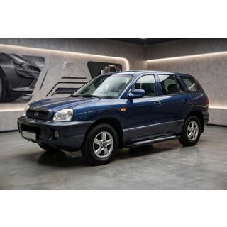 Progi Boczne New Vision Black (2 szt., Aluminium) Hyundai Santa Fe 1 2000-2006 zdjęcia 1