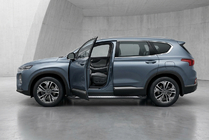 Hyundai Santa Fe 4 2018-2023 Progi Boczne New Vision Black (2 szt., Aluminium) zdjęcia 1