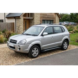 Progi Boczne New Vision Black (2 szt., Aluminium) Hyundai Tucson JM 2004- zdjęcia 1
