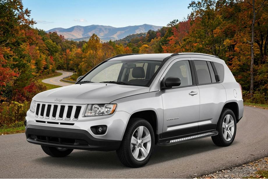 Jeep Compass 2006-2016 Progi Boczne New Vision Black (2 szt., Aluminium) Image