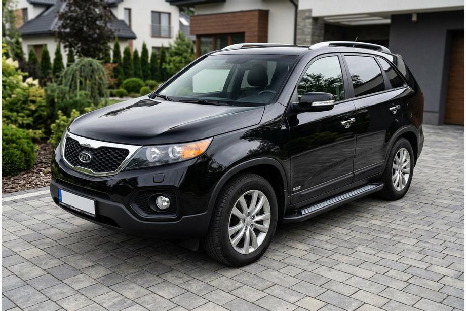 Kia Sorento II XM 2009-2014 Progi Boczne New Vision Black (2 szt., Aluminium) 2013-2016 Image