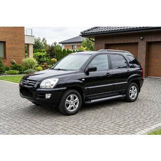 Progi Boczné Vision New Black (2 szt., Aluminium) Kia Sportage 2004-2010 zdjęcia 1