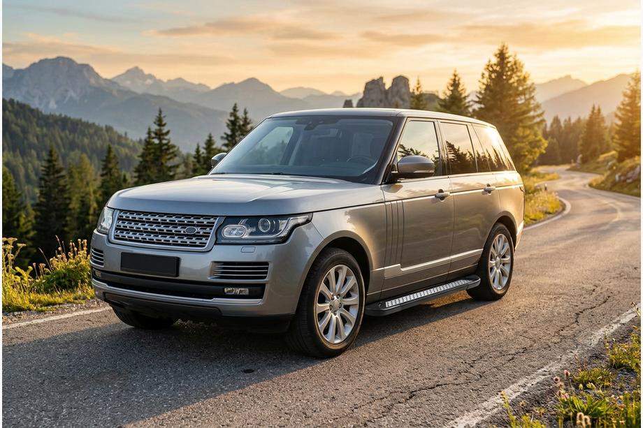 Range Rover IV L405 2013-2021 Progi Boczne New Vision Black (2 szt., Aluminium) Image