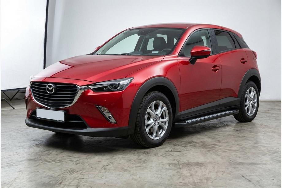 Mazda CX-3 2015- Progi Boczné Vision New Black (2 szt., Aluminium) Image