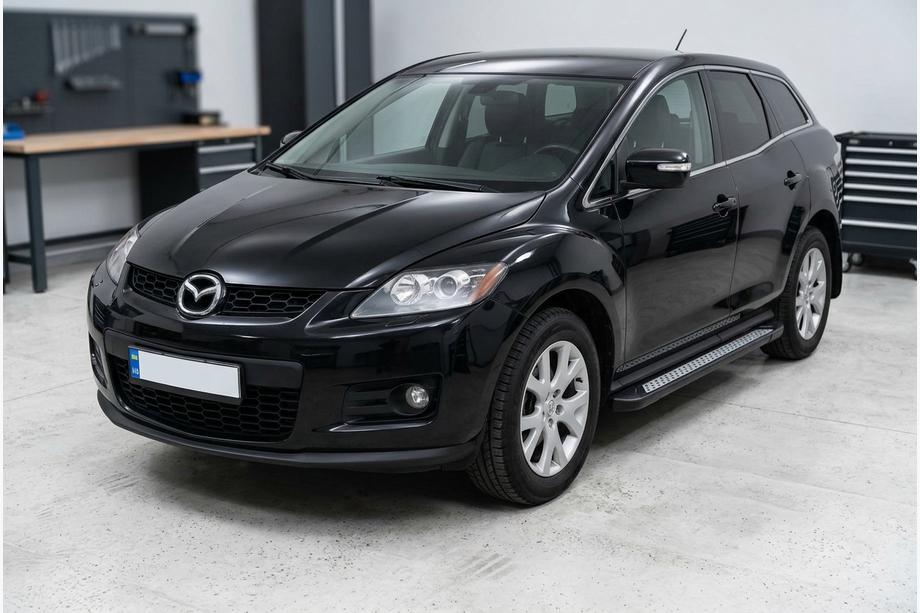 Mazda CX-7 2006-2012 Progi Boczne New Vision Black (2 szt., Aluminium) Image