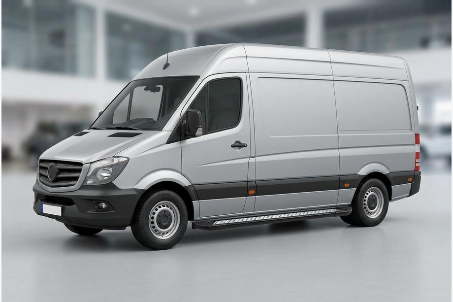 Mercedes Sprinter W906 2006–2018 Progi Boczne New Vision Black (2 szt., Aluminium) Long/ExtraLong Image