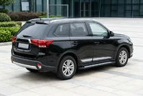 Mitsubishi Outlander 2012-2021 Progi Boczne New Vision Black (2 szt., Aluminium) zdjęcia 1