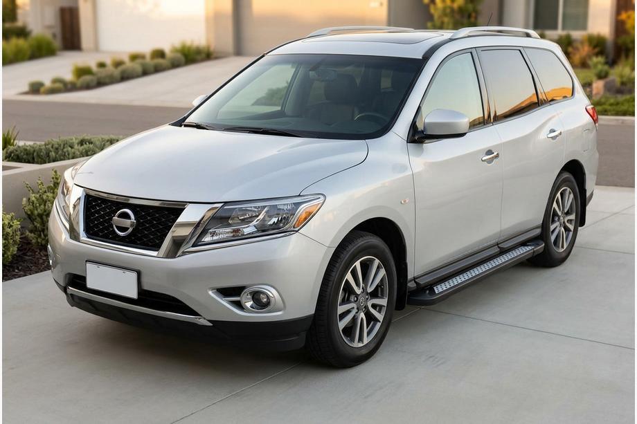 Nissan Pathfinder R52 2012-2021 Progi Boczne New Vision Black (2 szt., Aluminium) Image