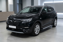 Opel Grandland X 2017- Progi Boczne New Vision Black (2 szt., Aluminium) zdjęcia 1