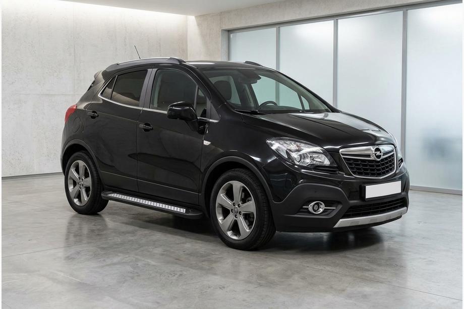 Opel Mokka 2012-2021 Progi Boczne New Vision Black (2 szt., Aluminium) Image