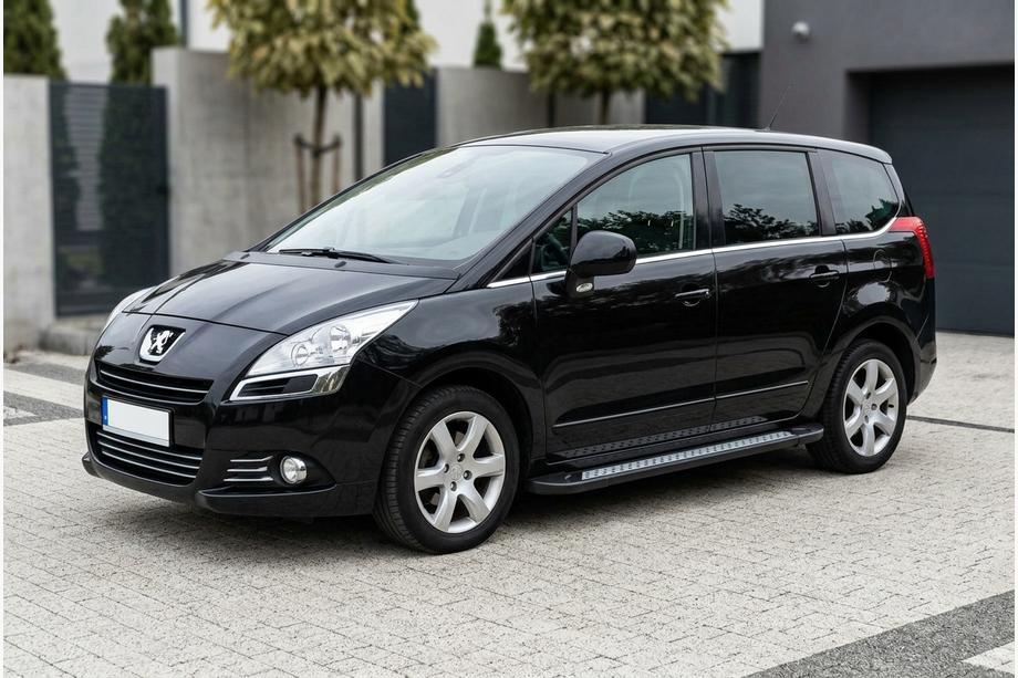 Peugeot 5008 2009-2016 Progi Boczne New Vision Black (2 szt., Aluminium) Image