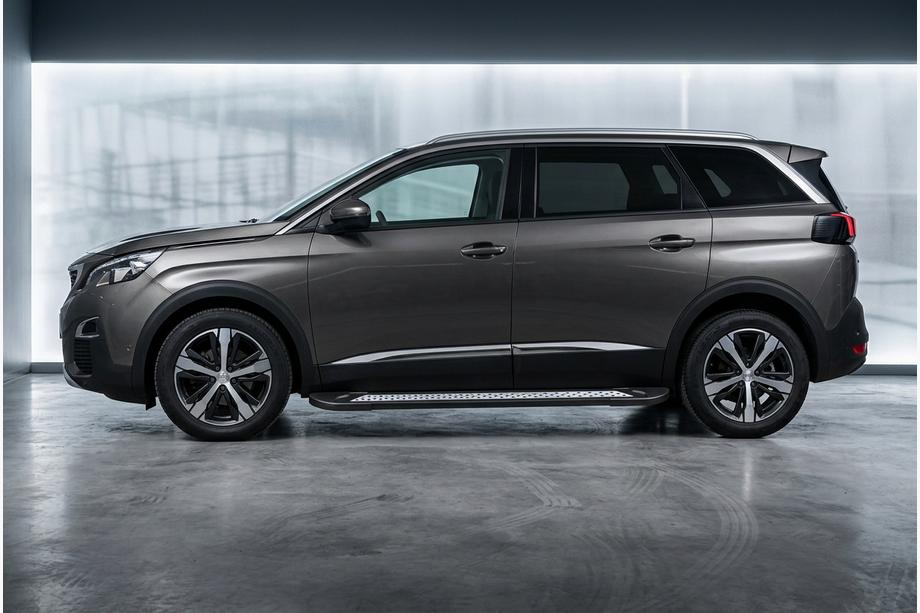 Peugeot 5008 2016-2023 Progi Boczne New Vision Black (2 szt., Aluminium) Image