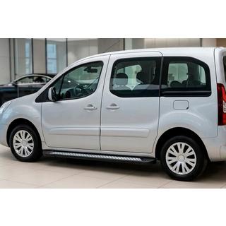 Progi Boczne New Vision Black (2 szt., Aluminium) Peugeot Partner Tepee 2008-2018 zdjęcia 1