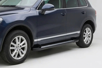 Porsche Cayenne 2003–2010 Progi Boczne New Vision Black (2 szt., Aluminium) zdjęcia 1
