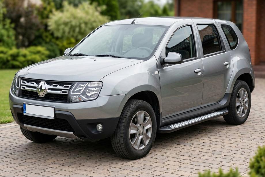 Renault Duster 2008–2017 Progi Boczne New Vision Black (2 szt., Aluminium) Image