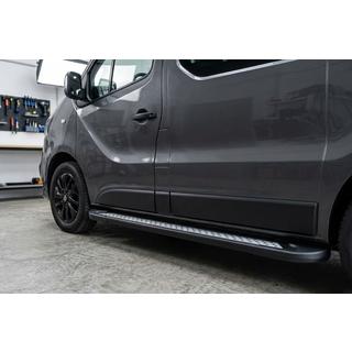 Progi Boczne New Vision Black (2 szt., Aluminium) Renault Trafic 2015- zdjęcia 1