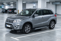 Suzuki Vitara 2015- Progi Boczne New Vision Black (2 szt., Aluminium) zdjęcia 1