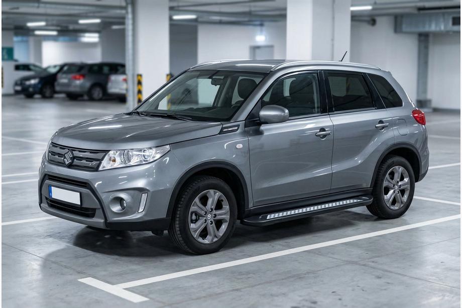 Suzuki Vitara 2015- Progi Boczne New Vision Black (2 szt., Aluminium) Image