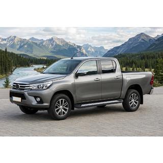 Progi Boczne New Vision Black (2 szt., Aluminium) Toyota Hilux 2015- zdjęcia 1