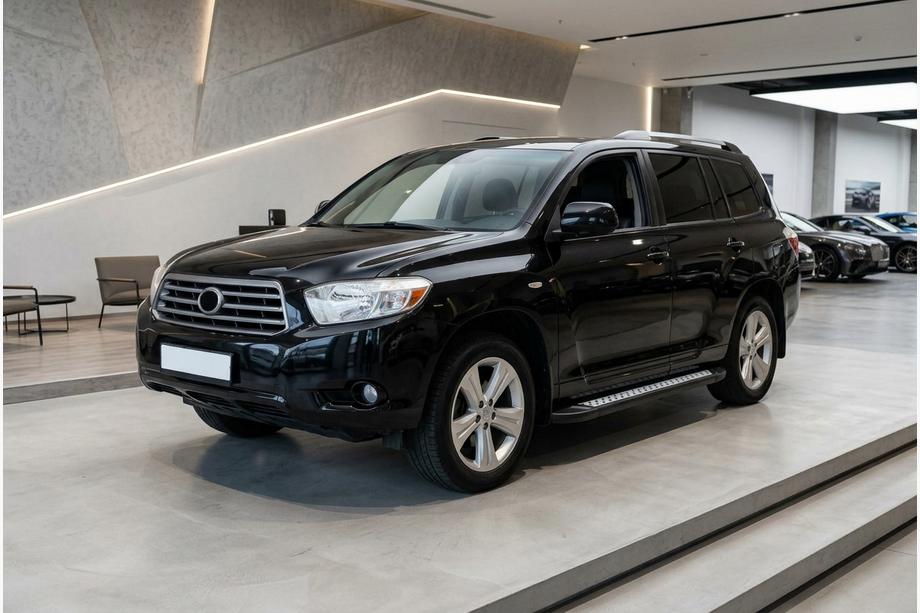Toyota Highlander 2008-2013 Progi Boczne New Vision Black (2 szt., Aluminium) Image