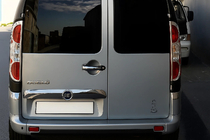 Fiat Doblo I 2005-2010 Chromowane Nakładki na Tylne Lampy (2 szt, Stal Nierdzewna) Carmos - Turecka Stal Nierdzewna zdjęcia 1