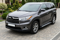 Toyota Highlander 2013-2019 Progi Boczne New Vision Black (2 szt., Aluminium) zdjęcia 1