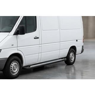 Progi Boczne New Vision Black (2 szt., Aluminium) Volkswagen LT 1995-2006 zdjęcia 1