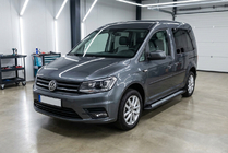 Volkswagen Caddy 2015-2020 Progi Boczne New Vision Black (2 szt., Aluminium) Maxi Baza zdjęcia 1