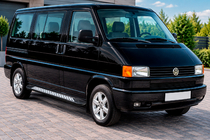 Volkswagen T4 Transporter 1990-2003 Progi Boczné Vision New Black (2 szt., Aluminium) zdjęcia 1